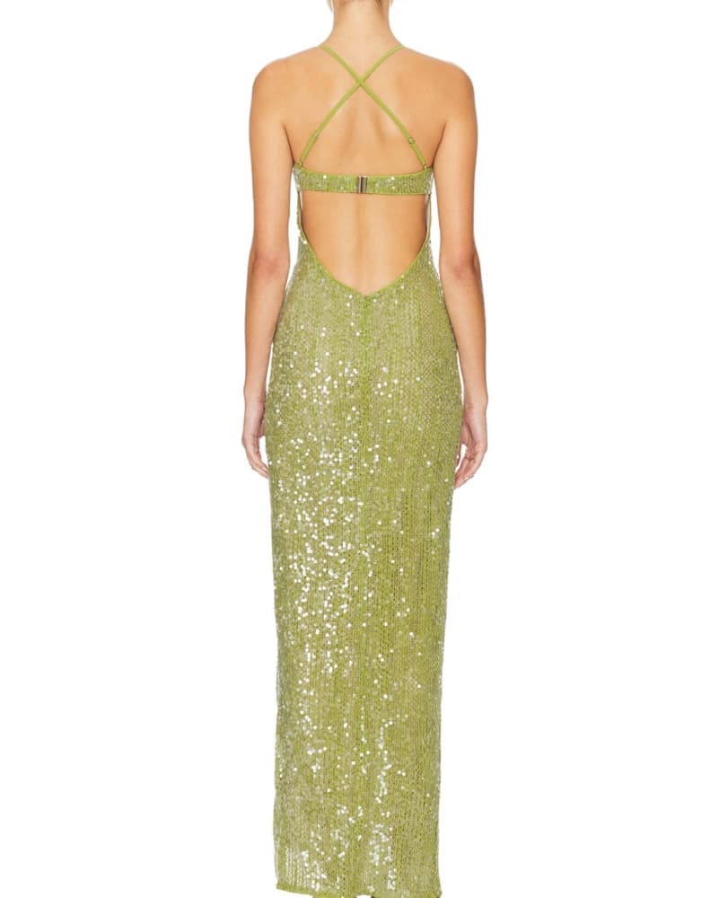 Camila Coelho Sequin Gown Revolve - Image 3