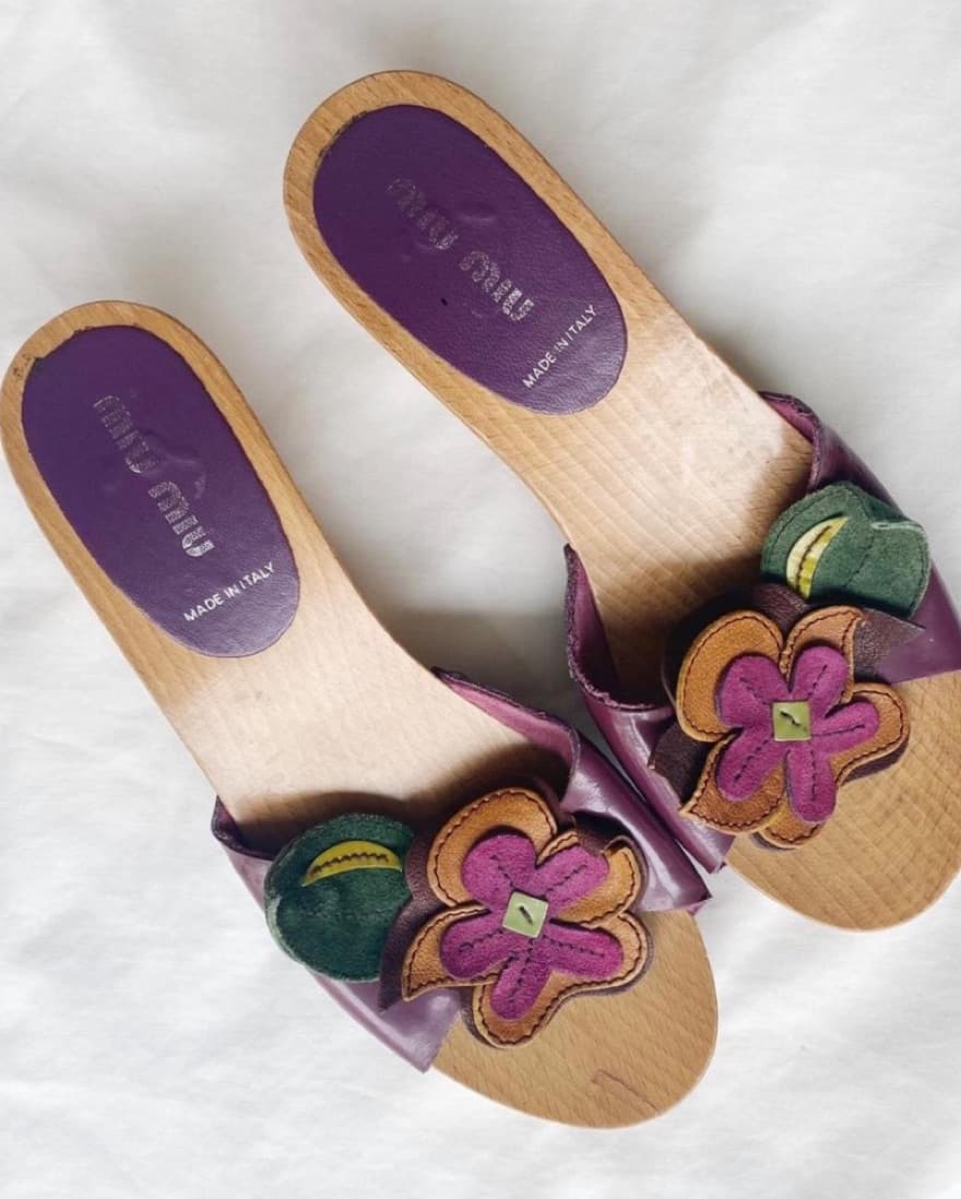 Vintage Miu Miu Mules - Image 1