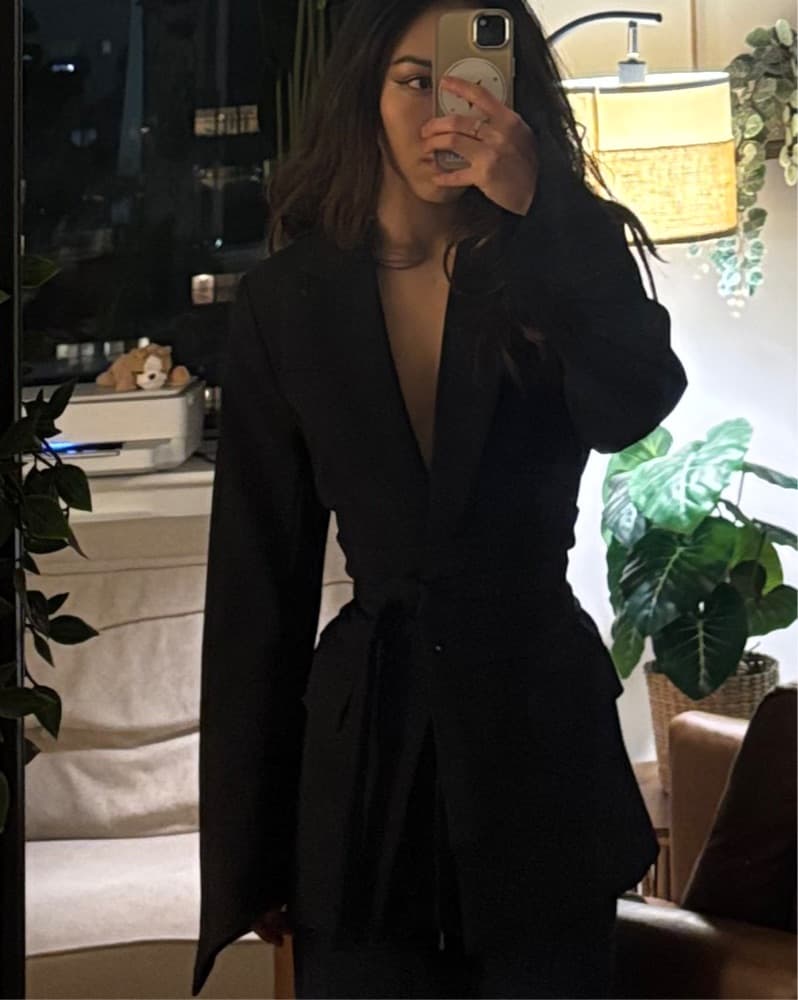 Odd Muse Black Belted Blazer - Image 3