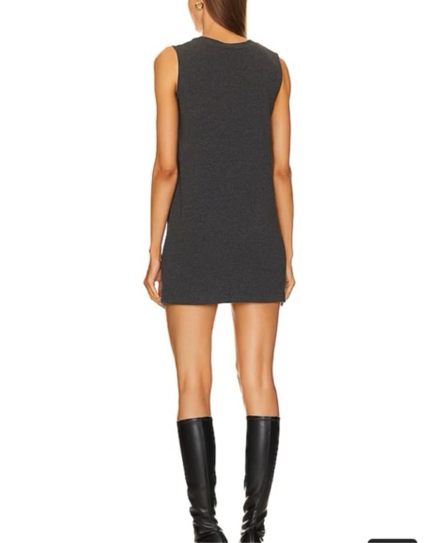 NORMA KAMALI GREY MINI DRESS - Image 2