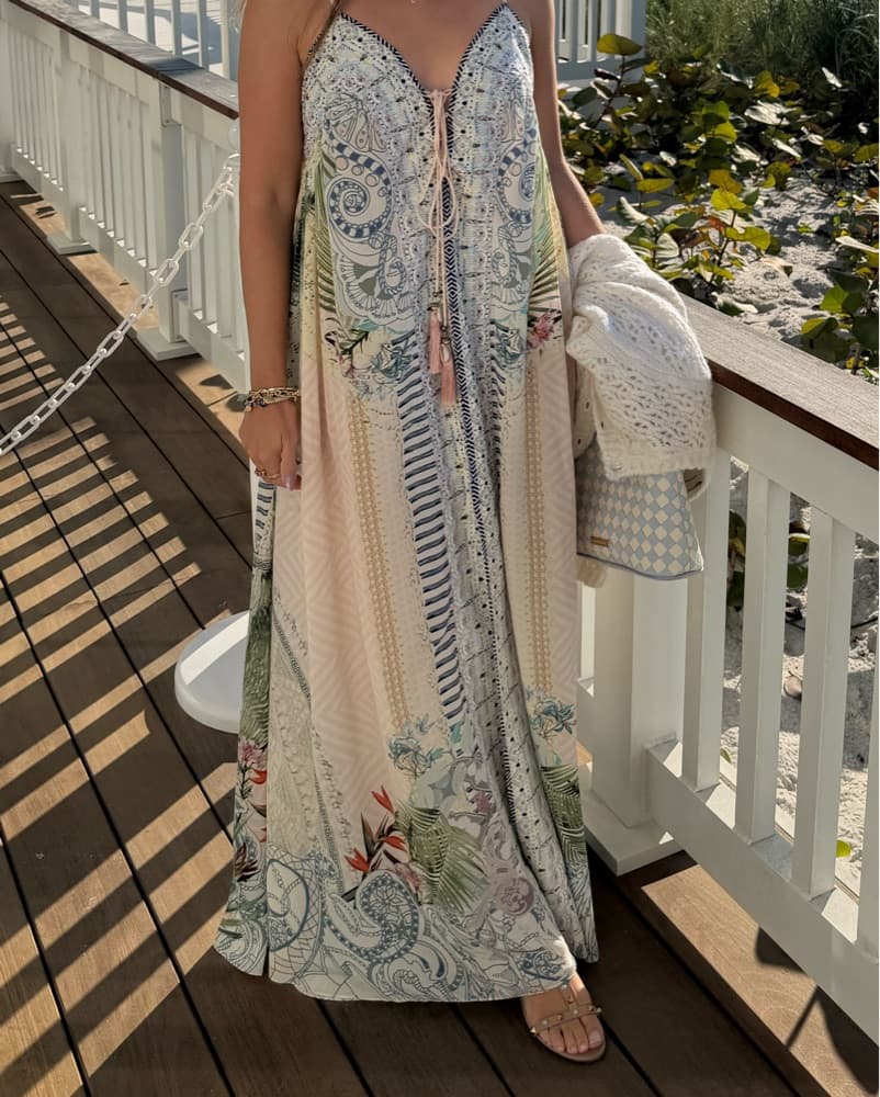 Camilla Beaded Beach Maxi Dress - Image 2