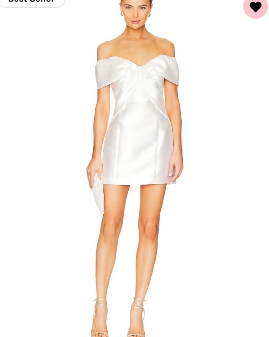 Elliatt White Mini Dress - Image 1