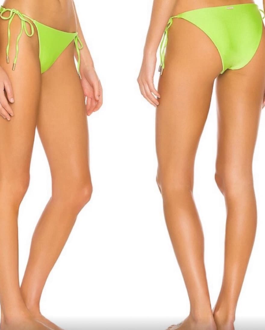 Cult Gaia Allie Bikini in Lime Green - Image 4