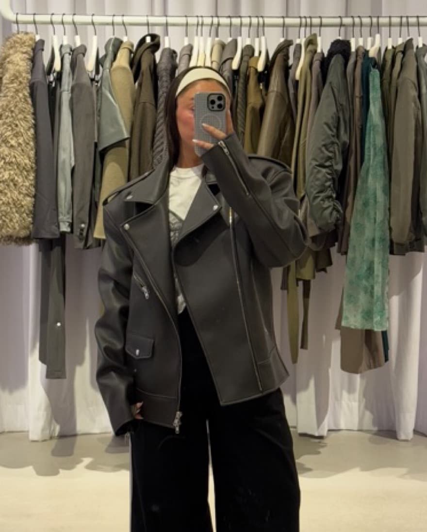 Frankie Shop Leather Jacket  - Image 3
