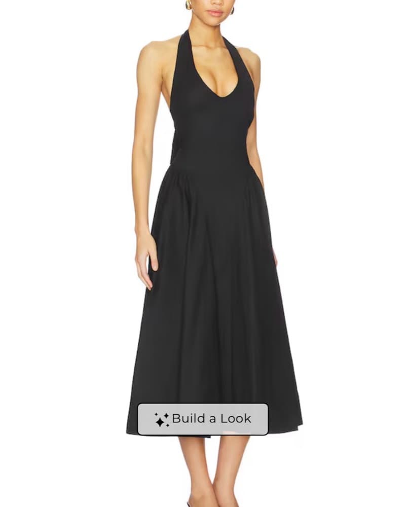 Black Halter Meana Dress ASTR The Label - Image 1