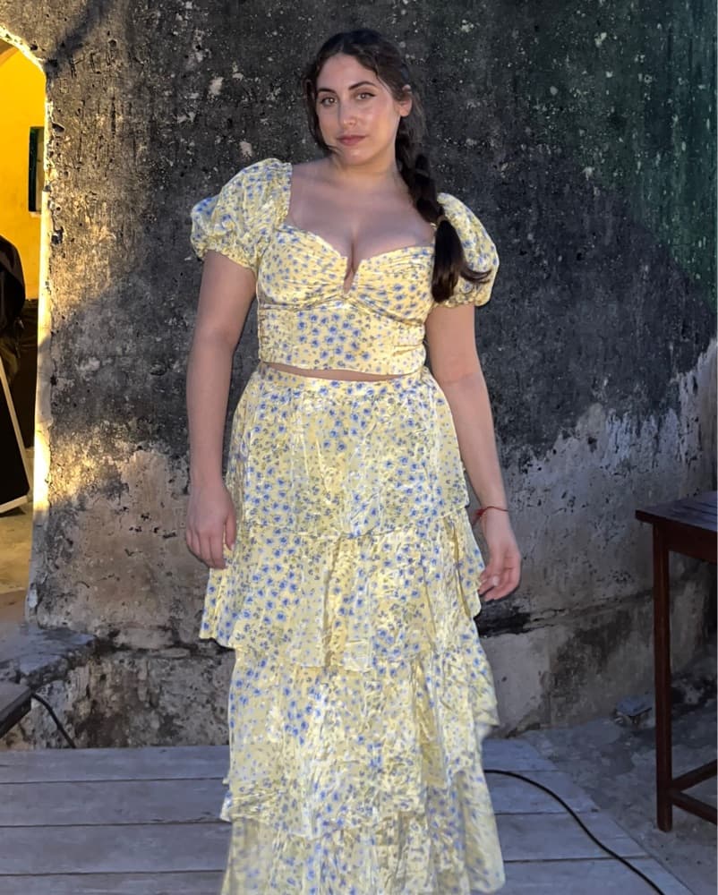 Enchanting Floral Tiered Midi Dress - Image 2