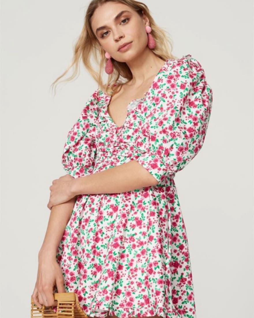 Petal Mini Dress - Image 1