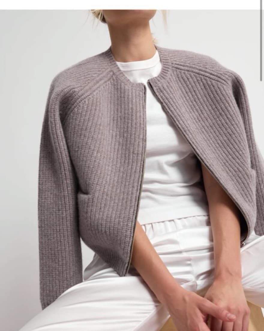 Almina Concept Knit Zip Up - Image 1