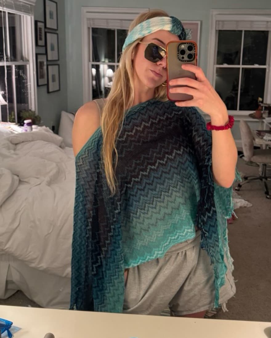 Missoni poncho & Matching Head Band - Image 2