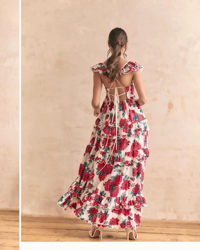 ALB Monaco Rose Dress - Image 2