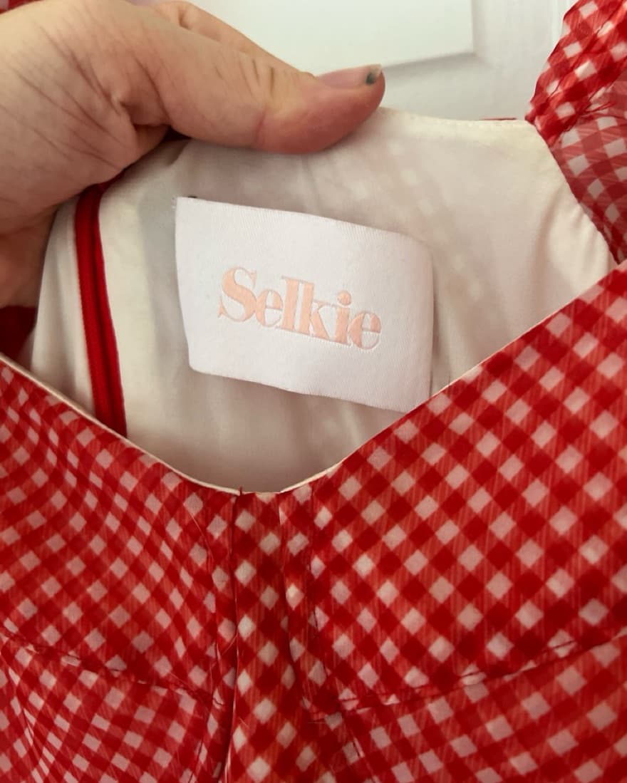 Selkie Gingam Ritz Dress - Image 3