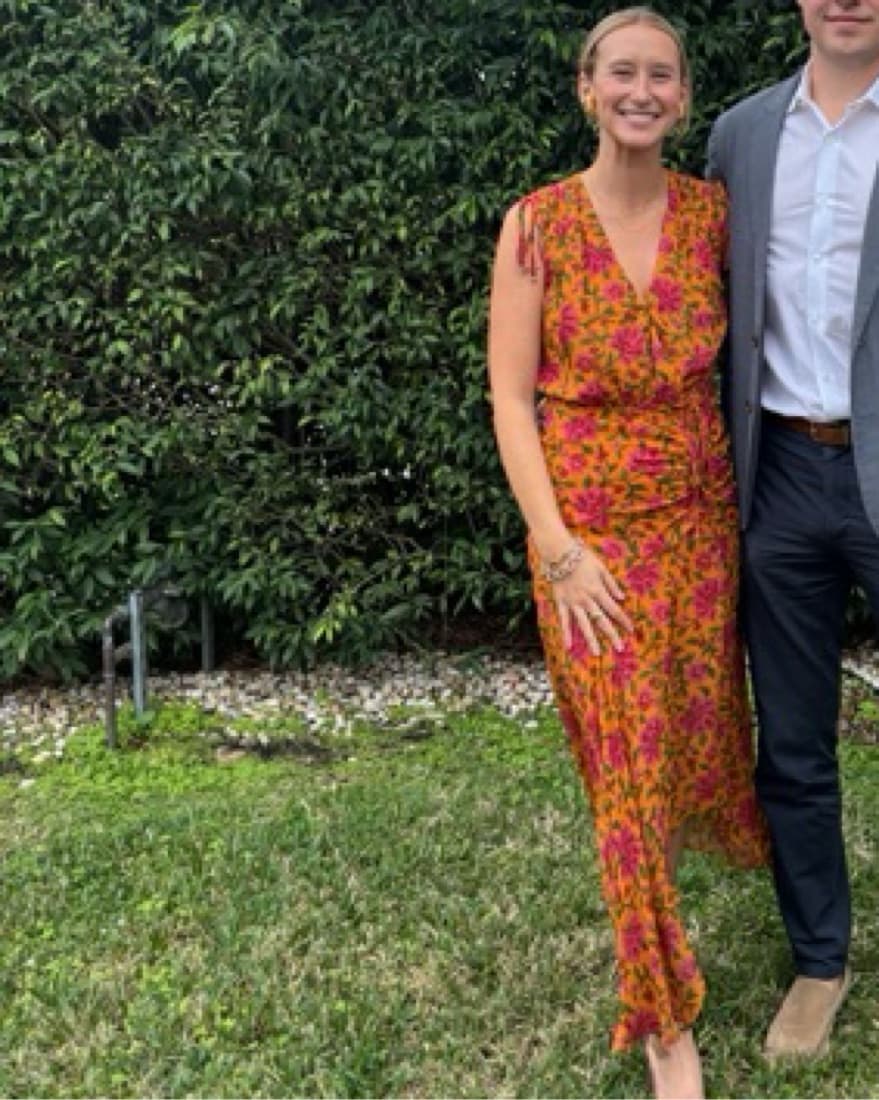 Veronica Beard Dovima Silk Midi Dress - Image 3