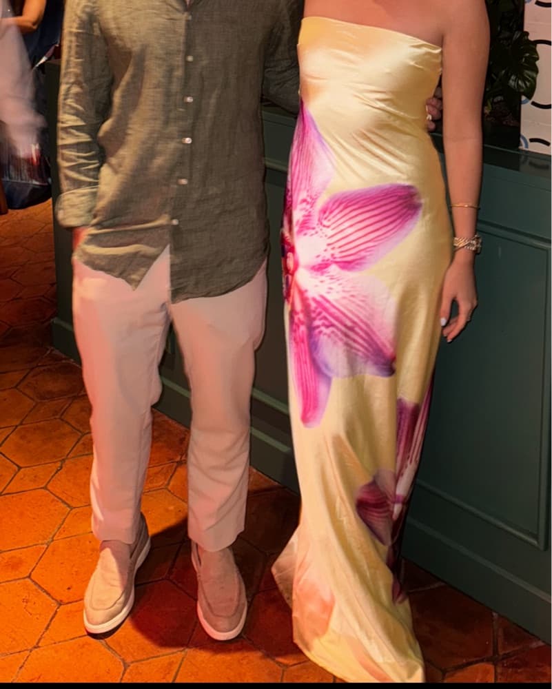 Floral Yellow Dress - Image 1