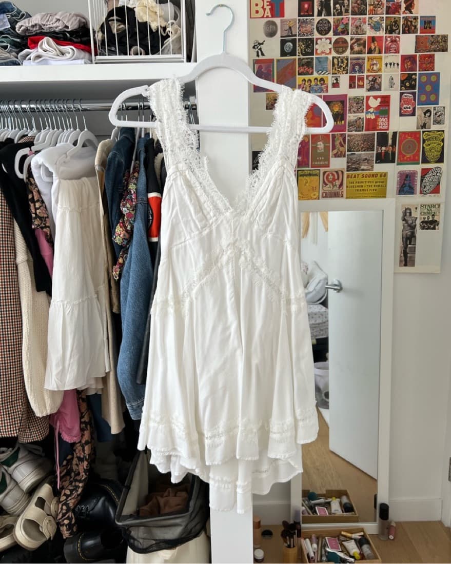 White Lace Dress - Image 2