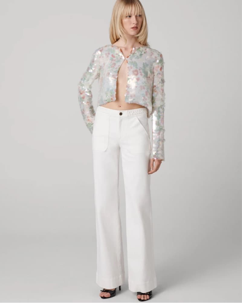 DVF Arlene Sequin Cardigan  - Image 1