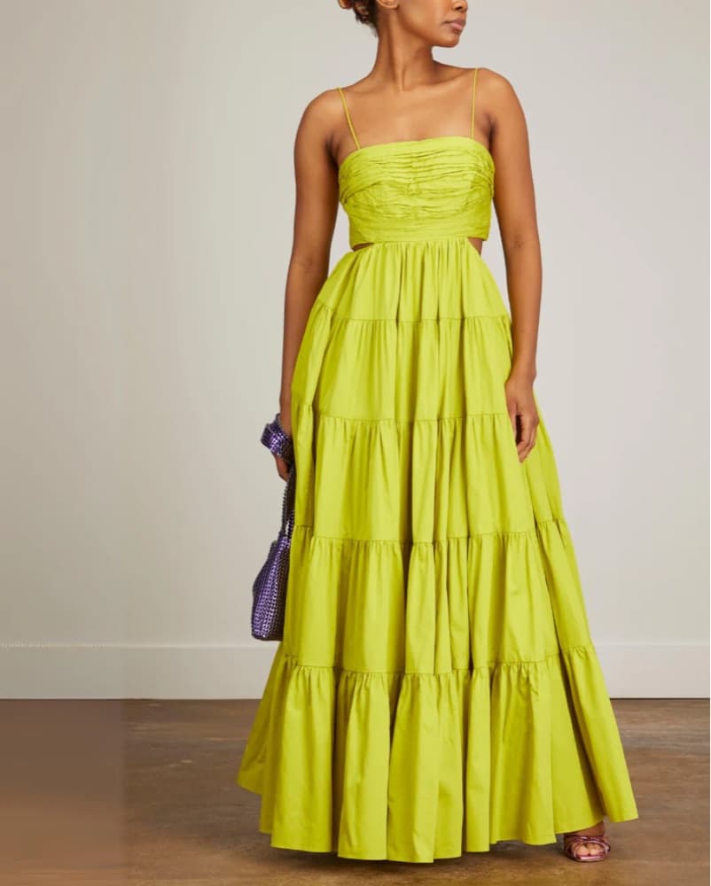 Aje Sartre Tiered Gown - Image 1