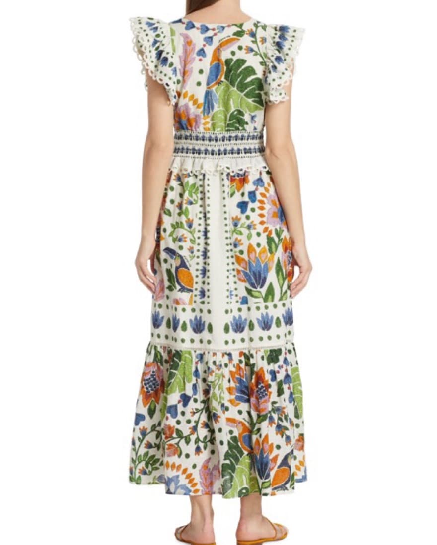 Farm Rio Summer Garden Maxi Dress - Image 4