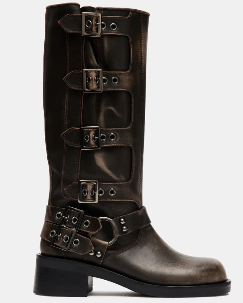 Steve Madden Distressed Buckle Boot - Image 3