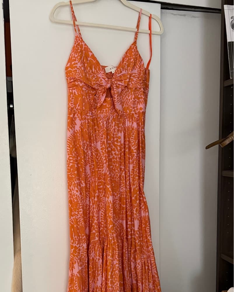 A.L.C. Laura Cotton Cutout Maxi Dress - Image 2
