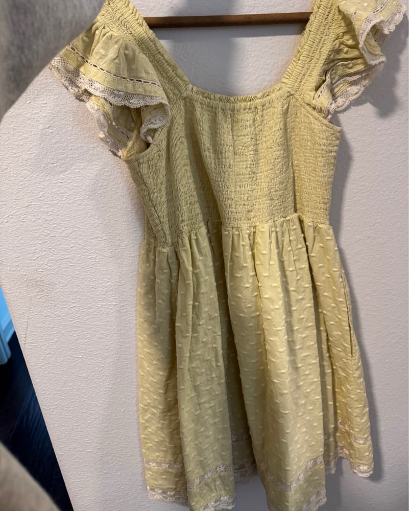 Yellow LoveShackFancy Dress - Image 3