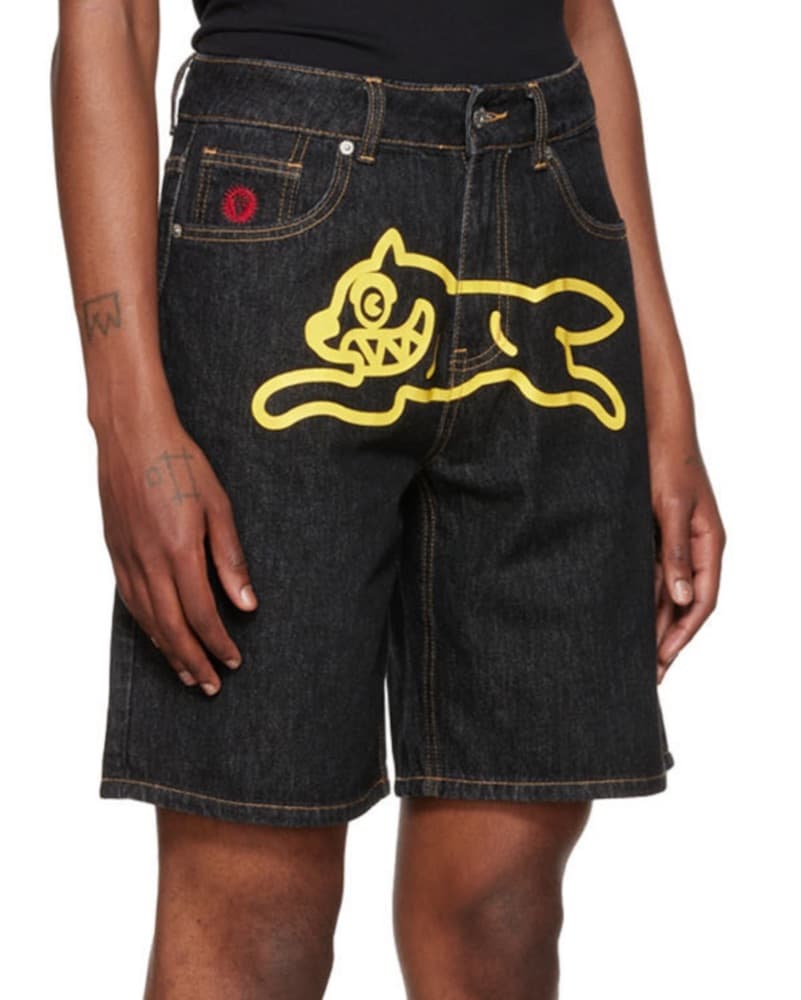 ICECREAM black Running Dog Denim Jorts - Image 2