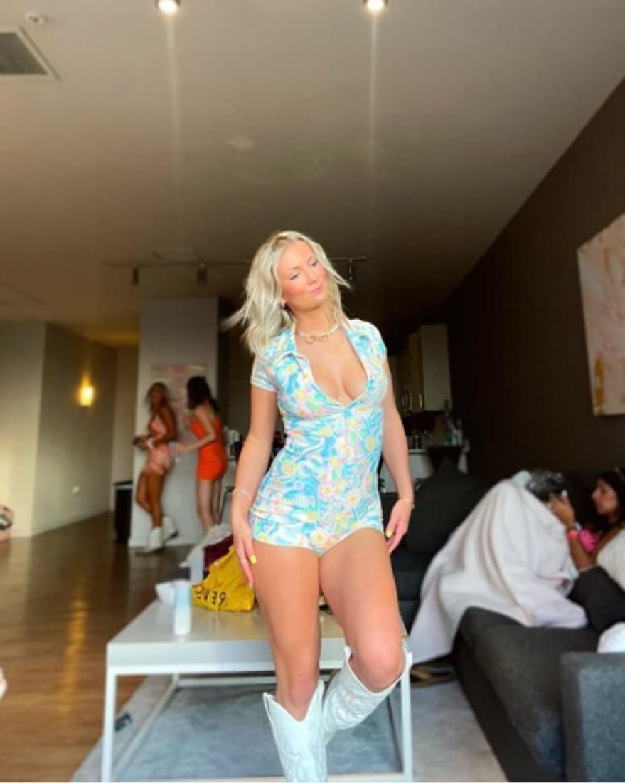 Frankies Bikinis Terry Cloth Romper - Image 1