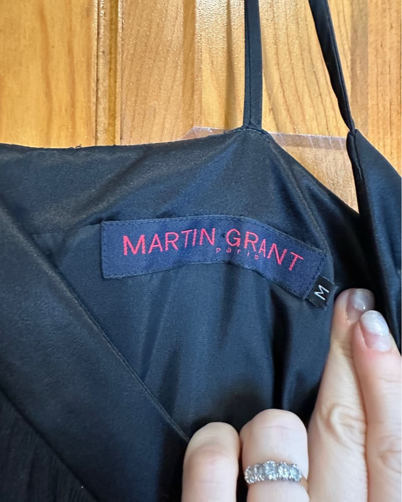 Martin Grant Vintage 100% Silk Dress - Image 4