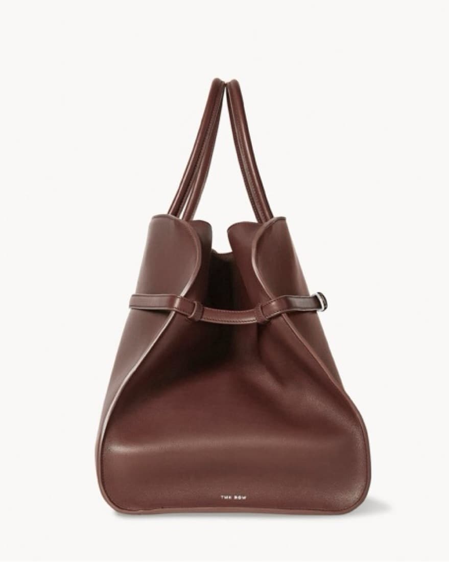 The Row Burgundy Margaux 15 Bag - Image 5