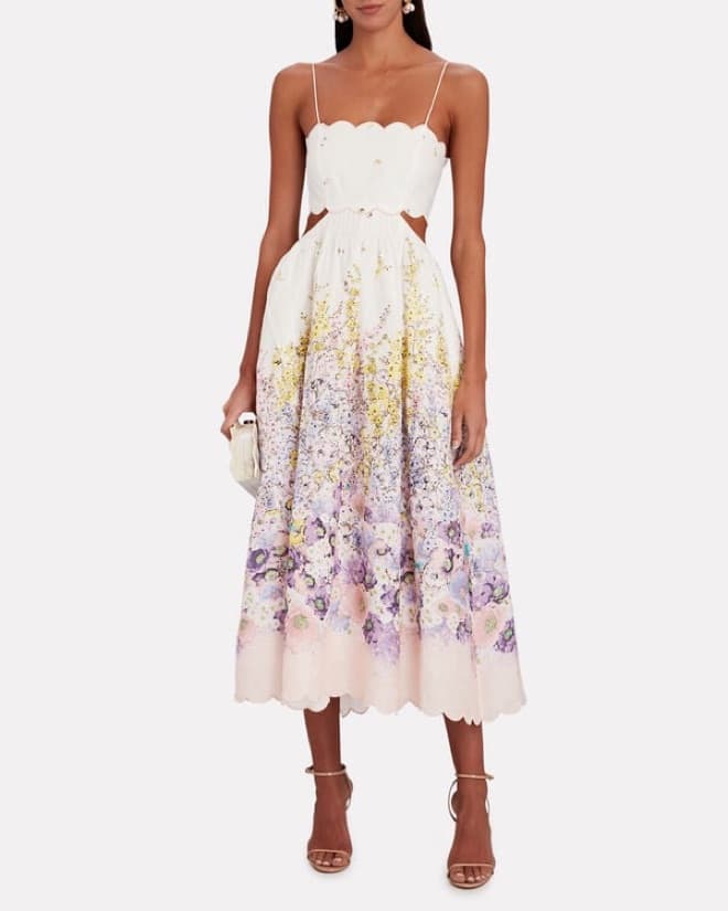 Zimmermann Cutout Floral-printed Dress - Image 4