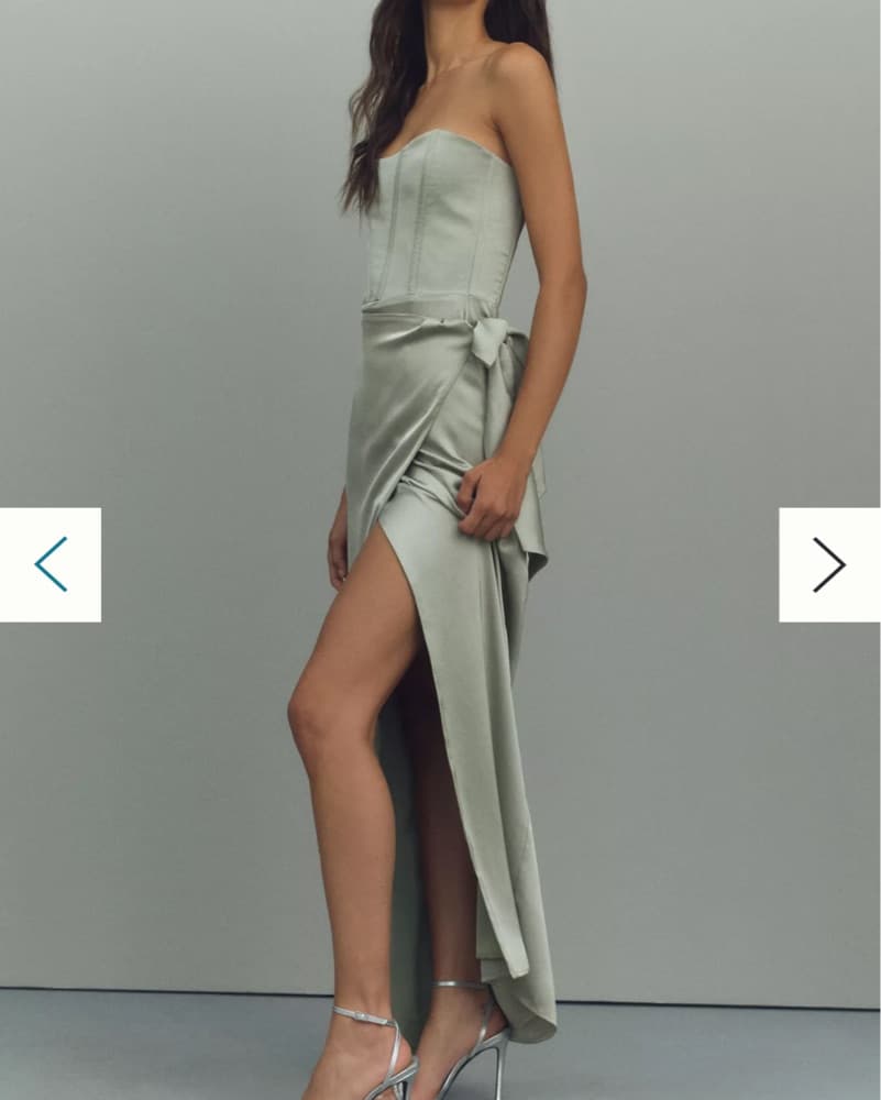 V Chapman Formal Green Dress - Image 1