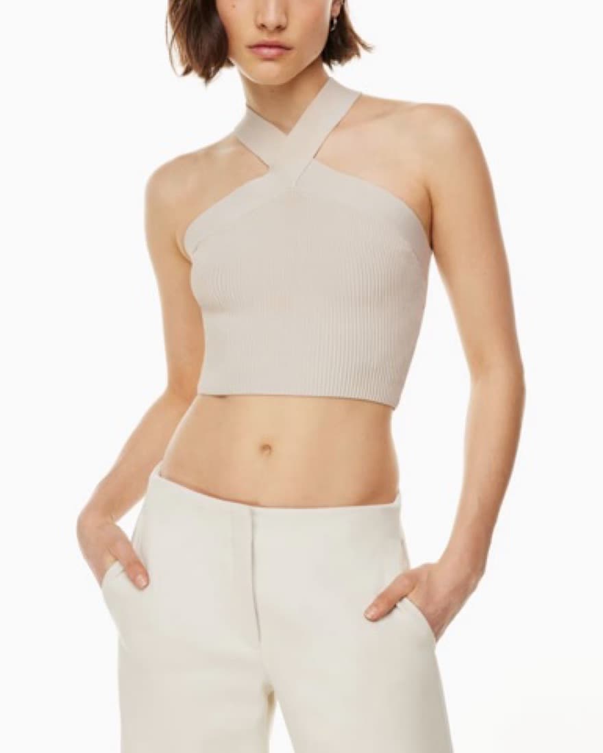 Aritzia Babaton Sculpt Criss Cross Tank - Image 2