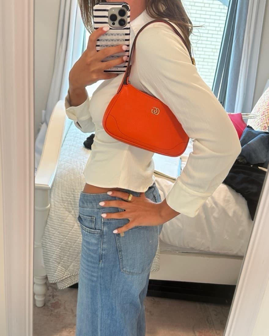 Orange Gucci Shoulder Bag - Image 1