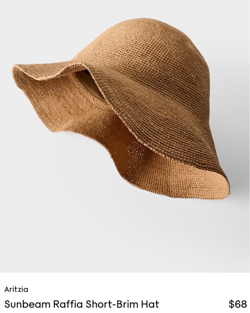 Sunbeam raffia mini bucket hat - Image 2