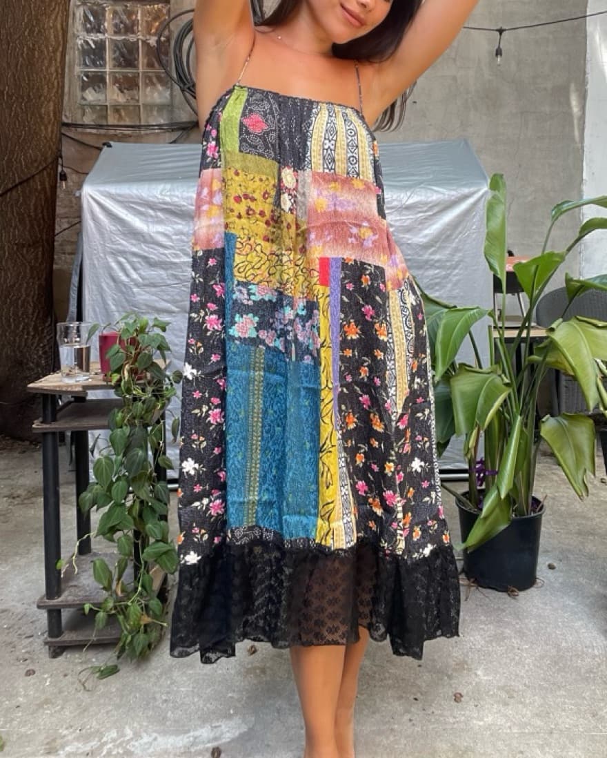 Multicolored UO Midi Dress - Image 3