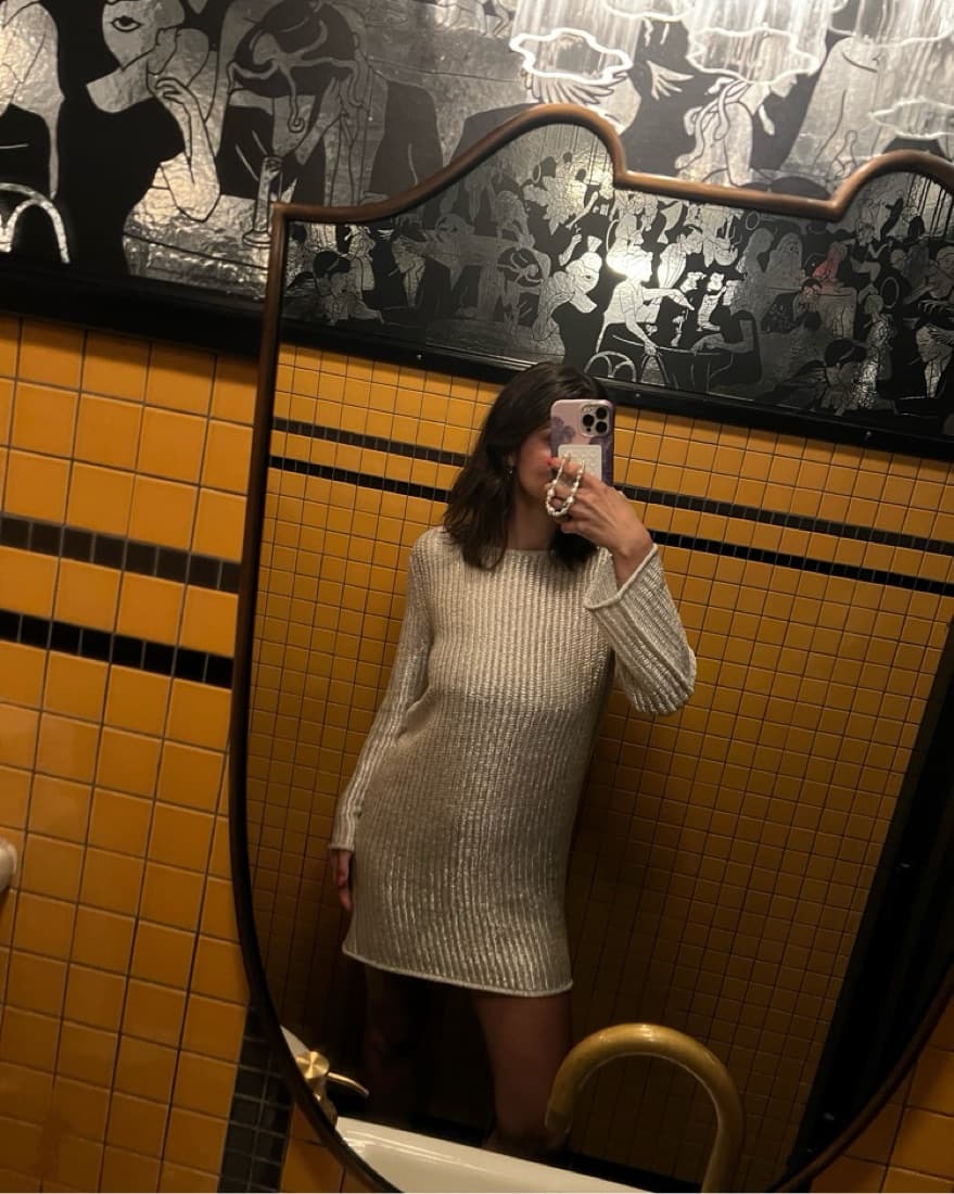 J.Crew metallic knit dress - Image 3