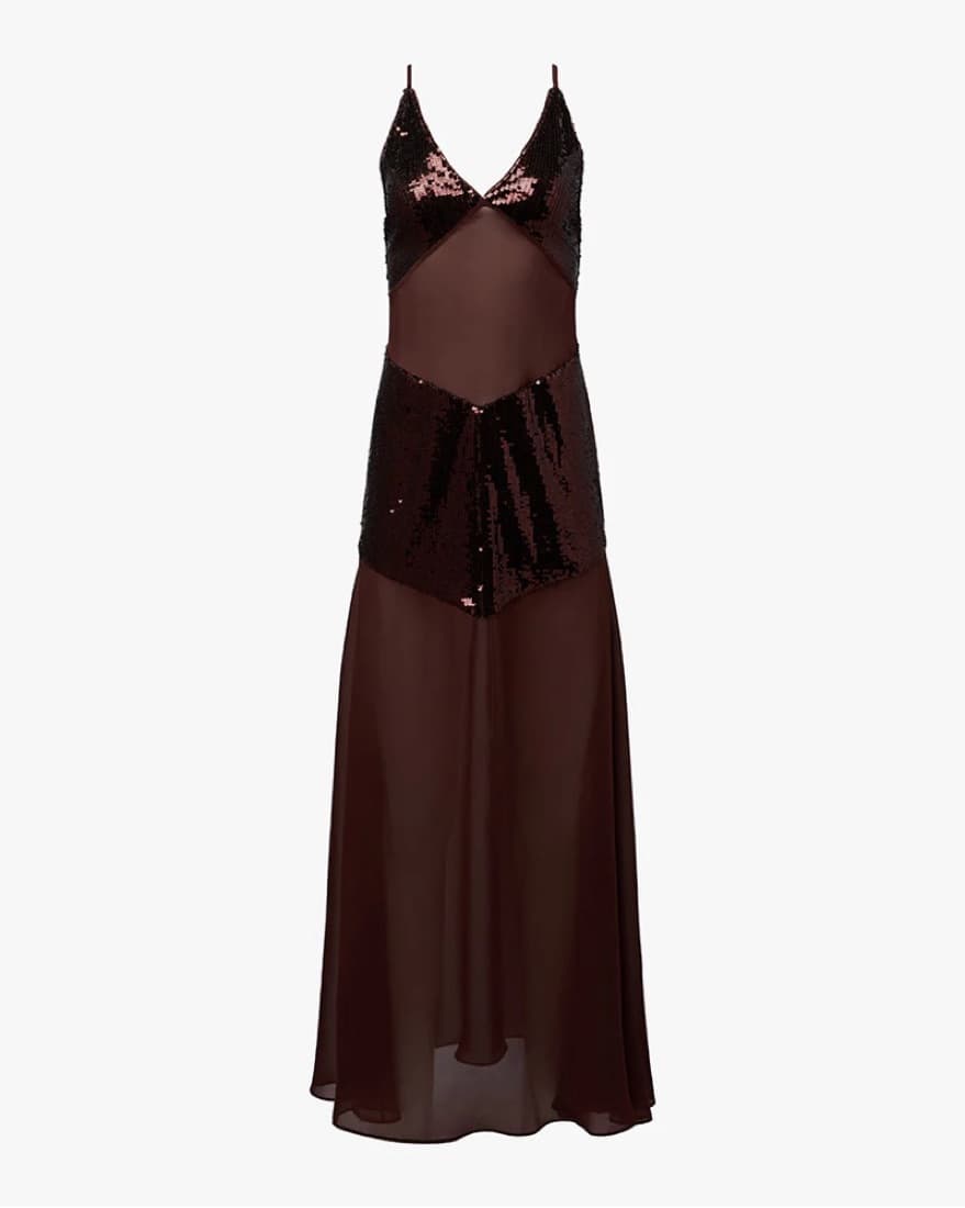 WeWoreWhat Sheer Sequin Maxi Dress - Image 2