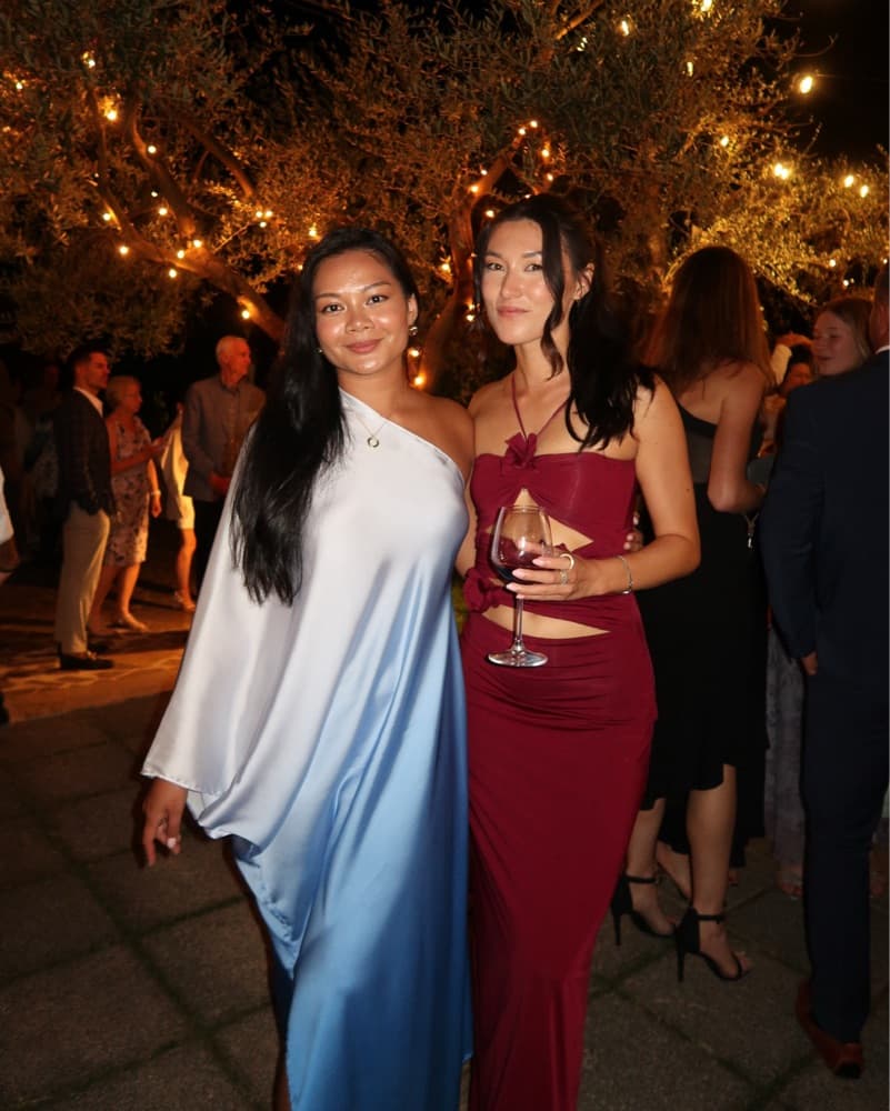 Long burgundy Dress - Image 2