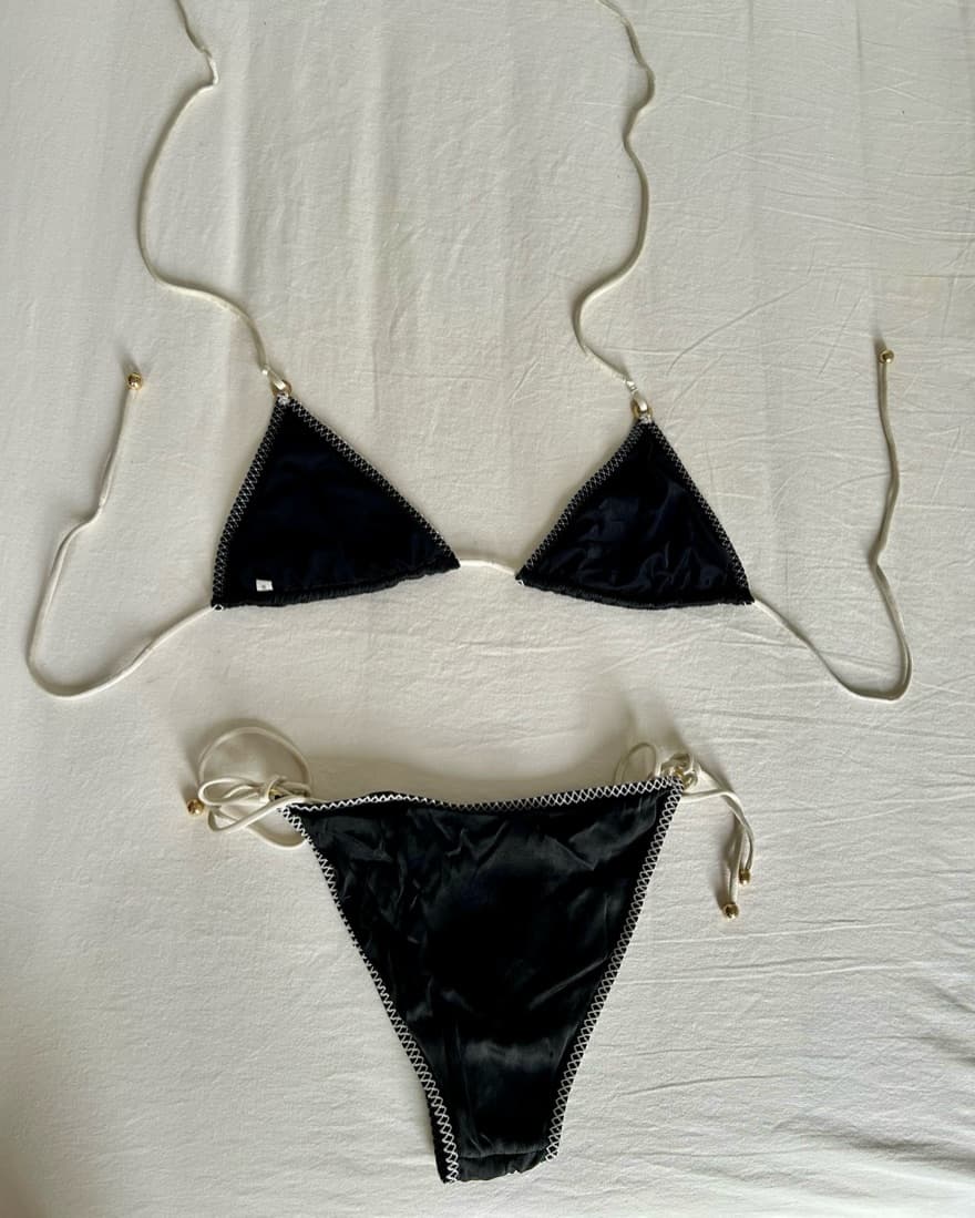Hanne Bloch Satin Bikini - Image 4