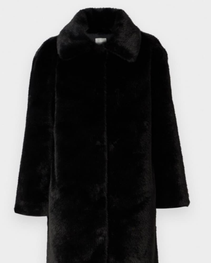 Long Black Fur Coat  - Image 4