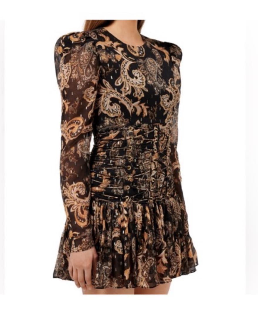 Thurley classy Dress Size s Black Gold - Image 1