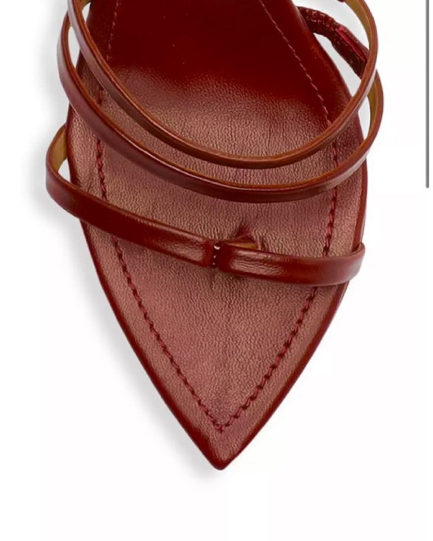 Deep Red Schutz Heels - Image 5