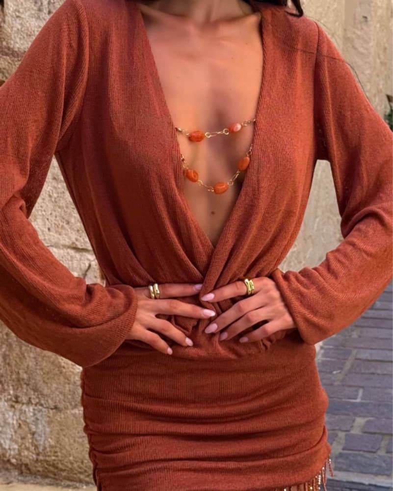 Outcast burnt Orange VK Dress - Image 2