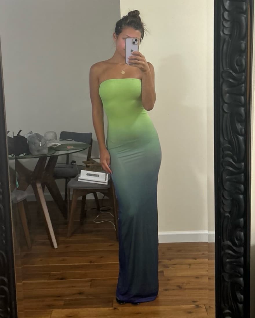 Ombre Maxi Dress - Image 4