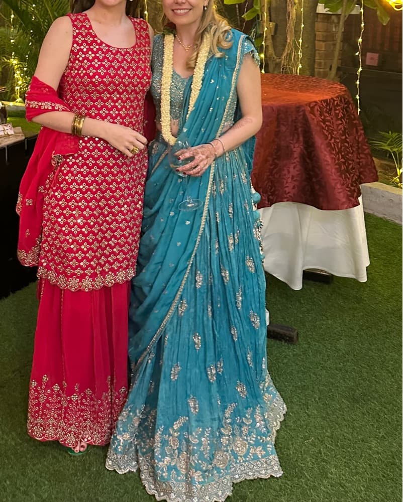 Authentic Blue Indian Lehenga - Image 1