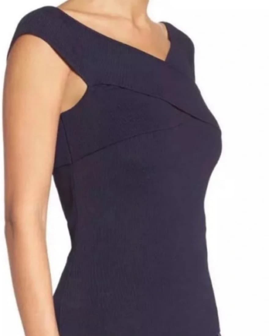 Navy Knit Top - Image 2