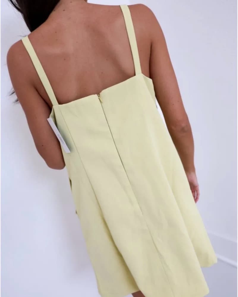 Celestial Satin Mini Dress - Image 2
