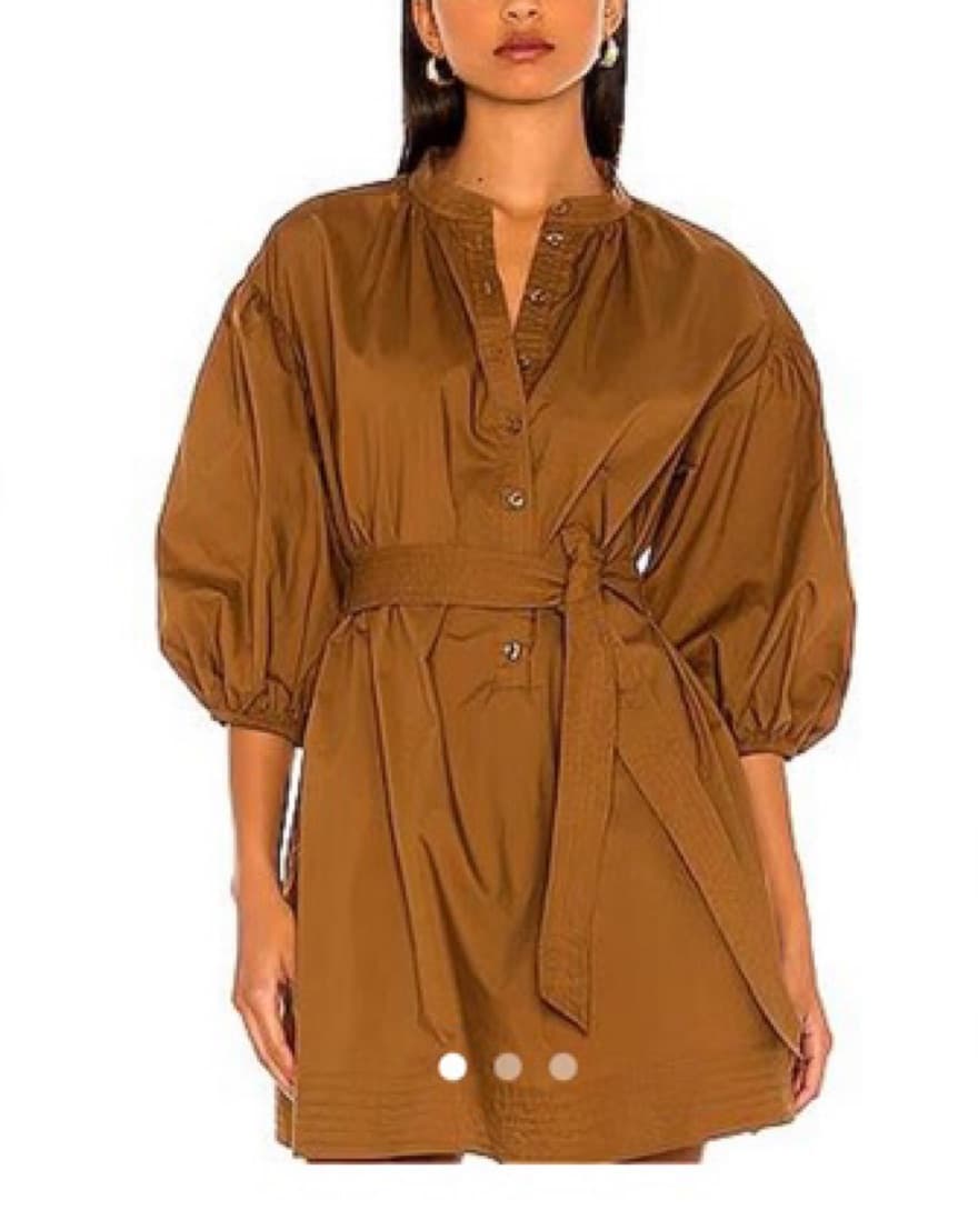L’Academie Brown Shirt dress - Image 1