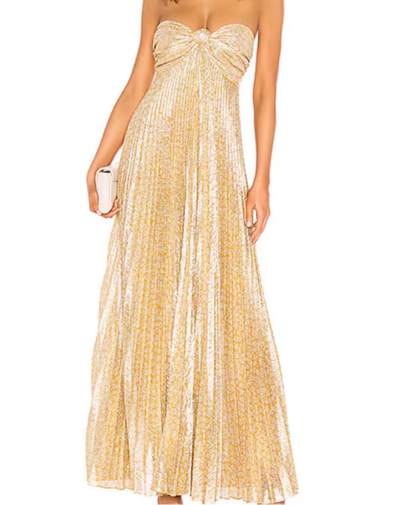 Alexis Joya Gold Dress - Image 2