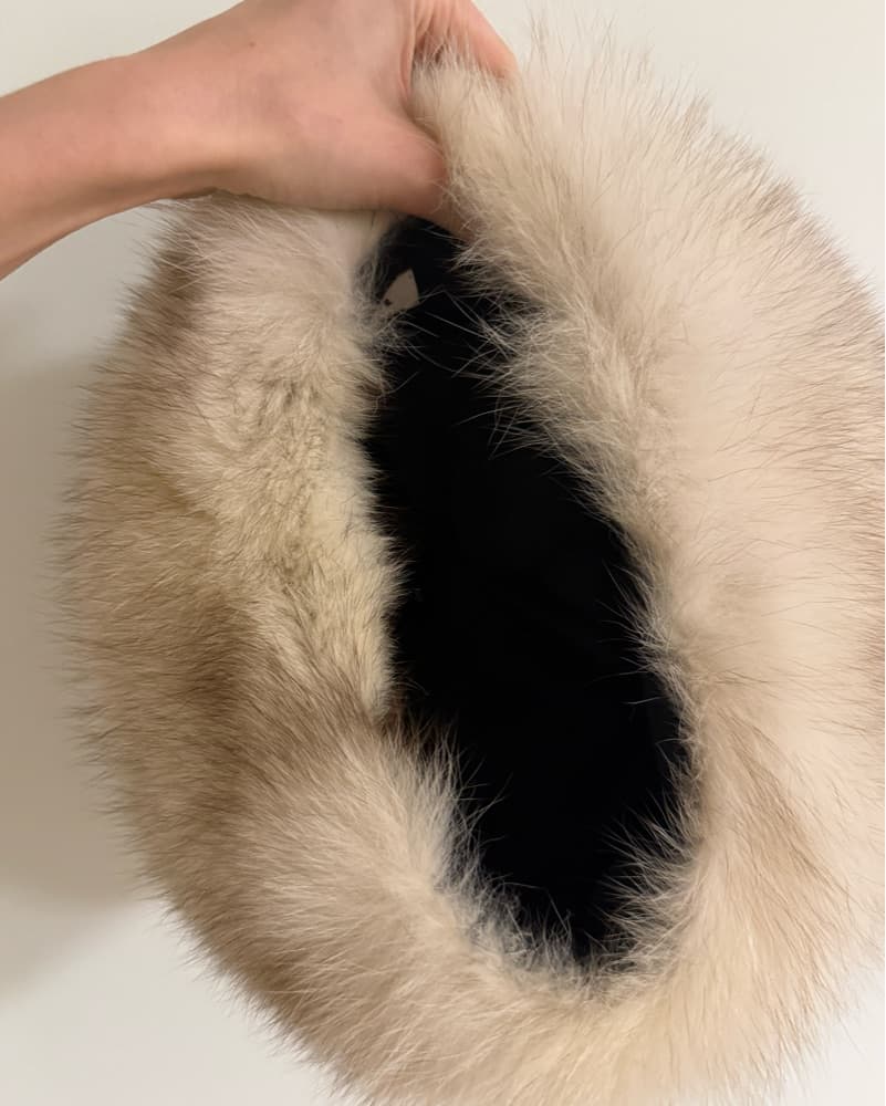 Real Fox Fur Hat Apres Ski Approved - Image 5