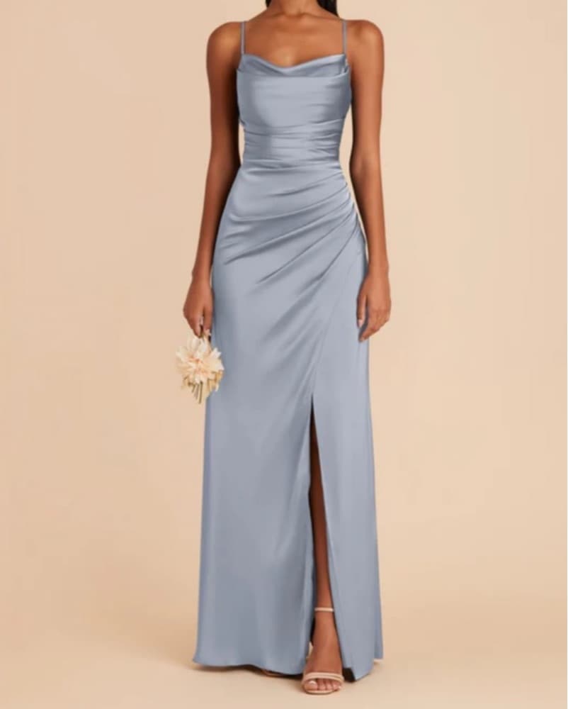 Birdie Grey Dusty Blue Maxi Dress - Image 1